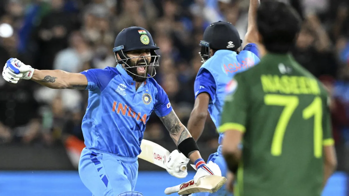 IND Vs PAK T20 World Cup King Kohli Thrashes Pakistan With His