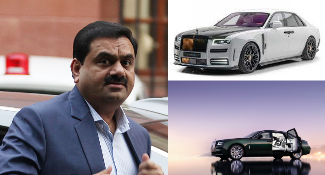 Gautam Adani one of the Richest Indians owns a Rolls Royce 