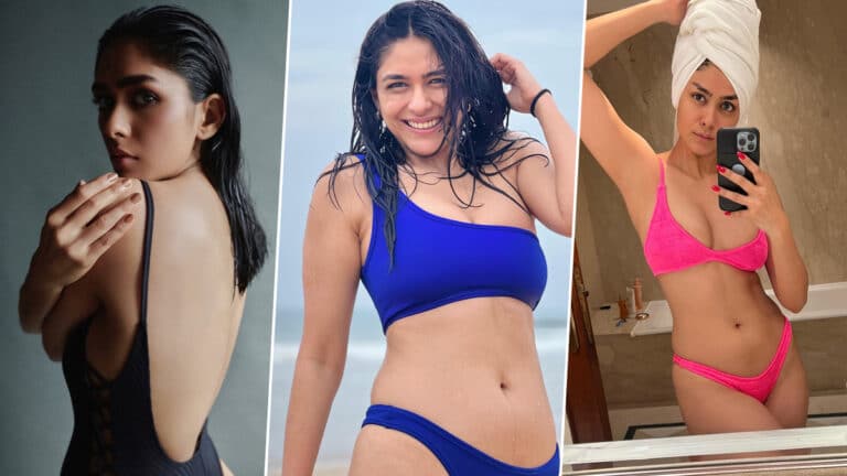 Top 10 Mrunal Thakur Hot and Sexy Photos