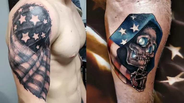 Top 23 Creative American Flag Tattoo Designs That Defines Your Patriotism Gorgeously