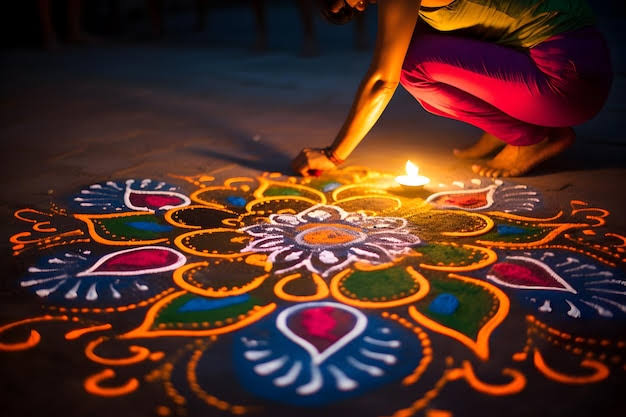 5 Trending Rangoli Designs for Diwali- From Floral to Floating Rangolis